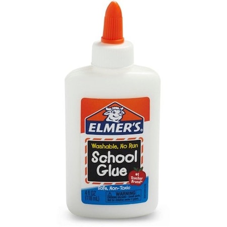 Elmers Elmerft s School Glue, Washable/Nontoxic, 4 oz., Dries Clear EPIE304